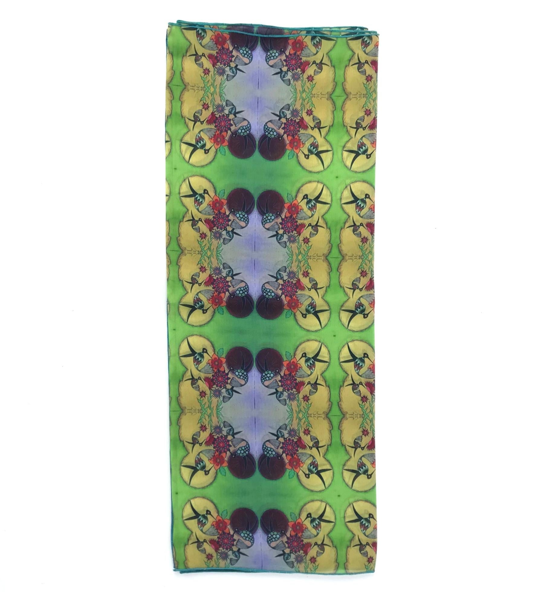 Michelle Tsosie Sisneros Chiffon Scarves-Indian Pueblo Store