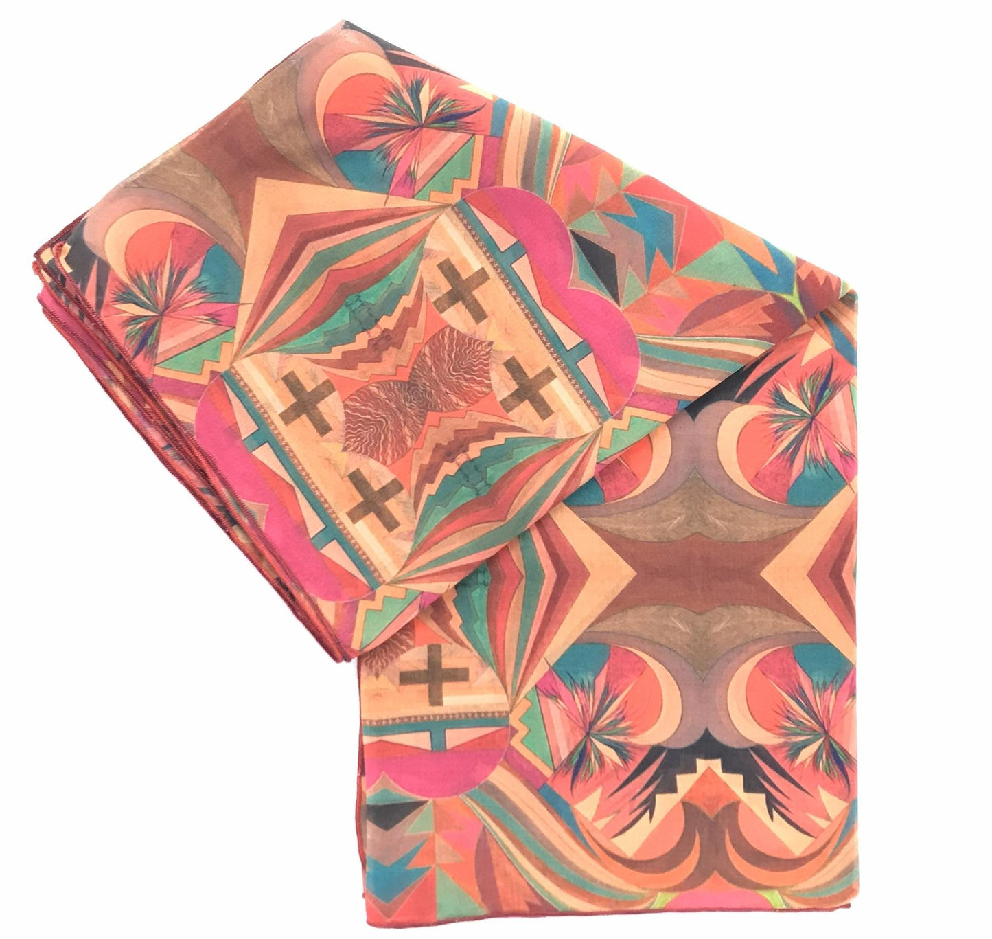 Michelle Tsosie Sisneros Chiffon Scarves-Indian Pueblo Store