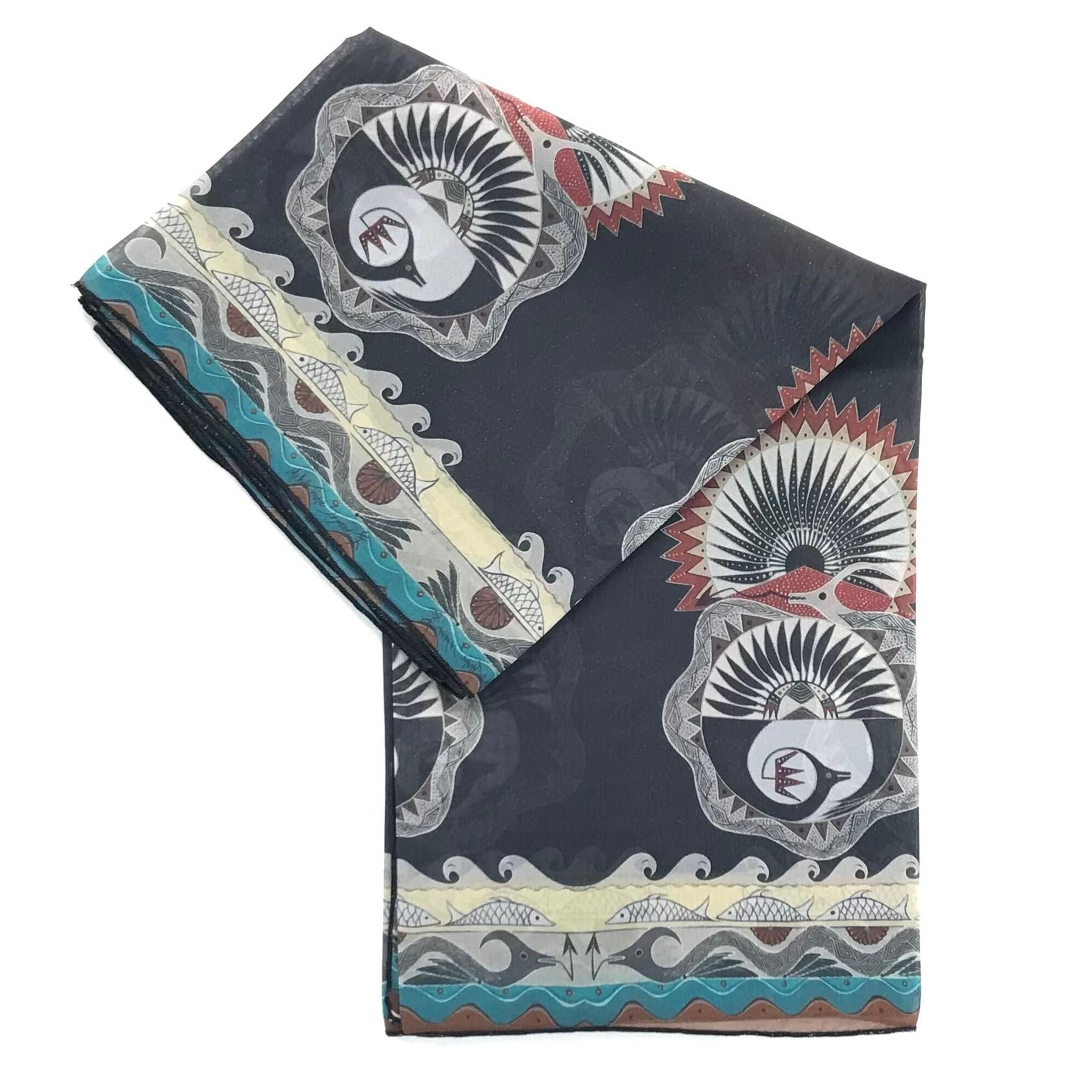 Michelle Tsosie Sisneros Chiffon Scarves-Indian Pueblo Store