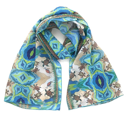 Michelle Tsosie Sisneros Chiffon Scarves-Indian Pueblo Store