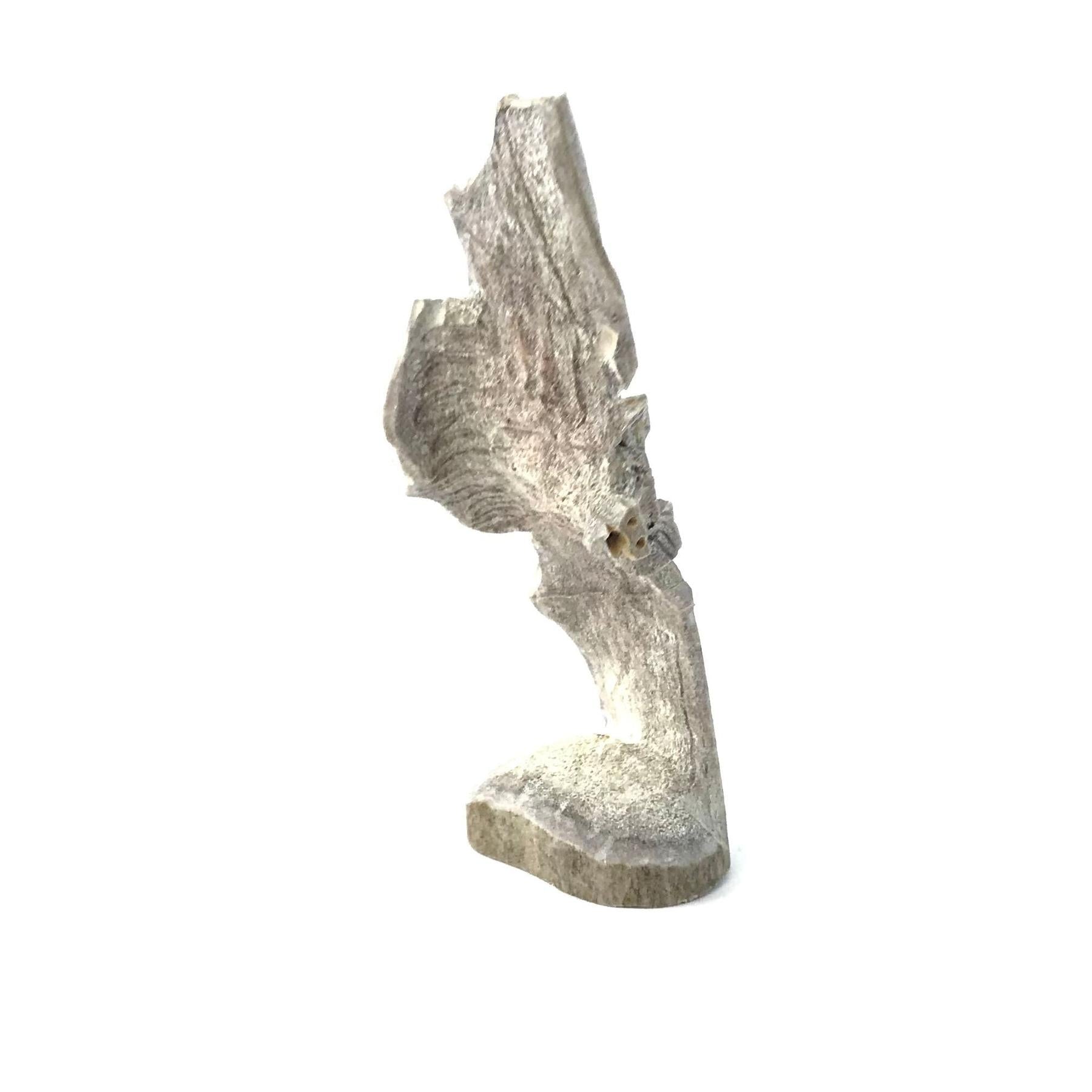 Lewis Malie Antler Bat Fetish Carving-Indian Pueblo Store