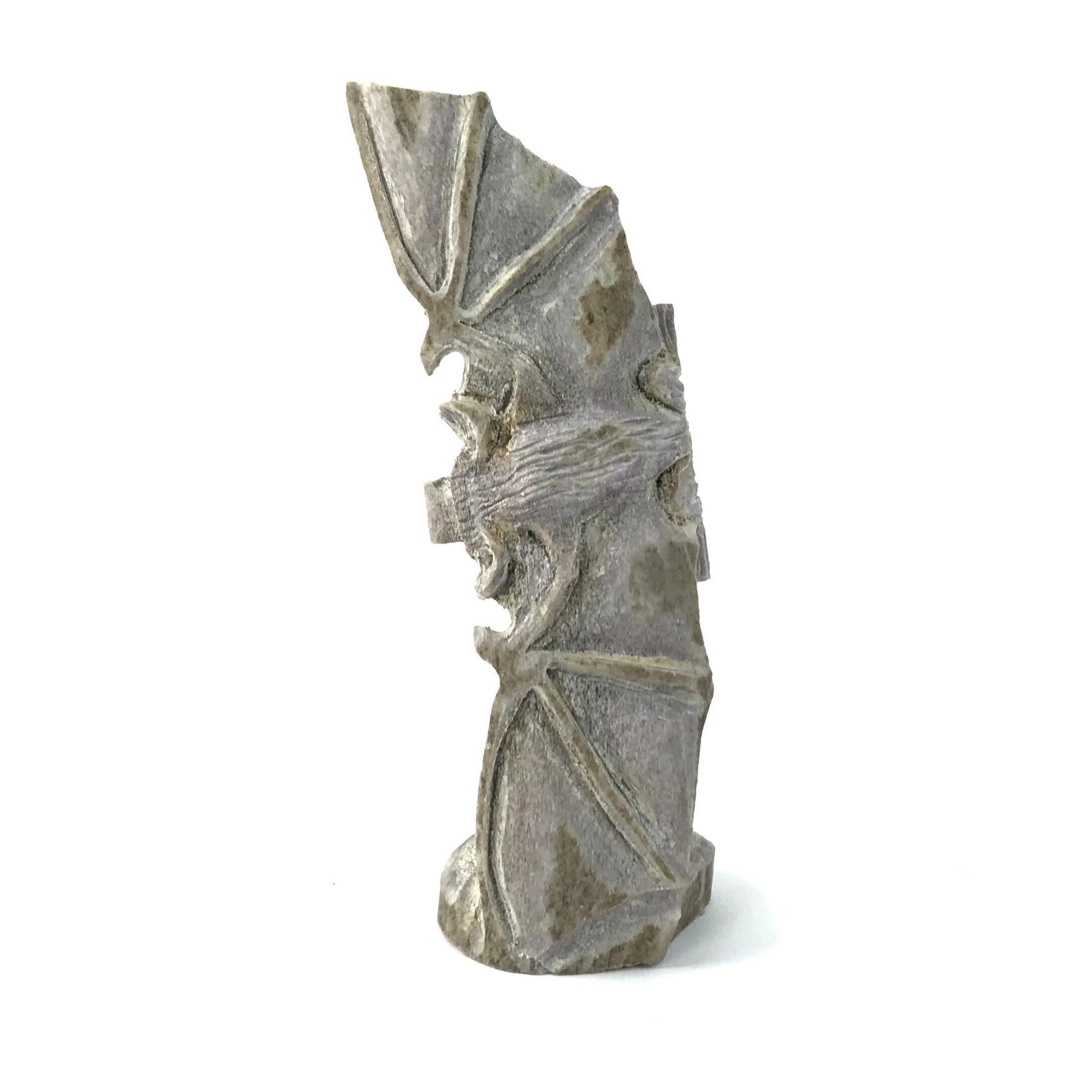 Lewis Malie Antler Bat Fetish Carving-Indian Pueblo Store