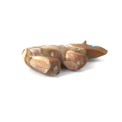 Ron Lunasee Tigilite Mountain Lion Fetish Carving-Indian Pueblo Store