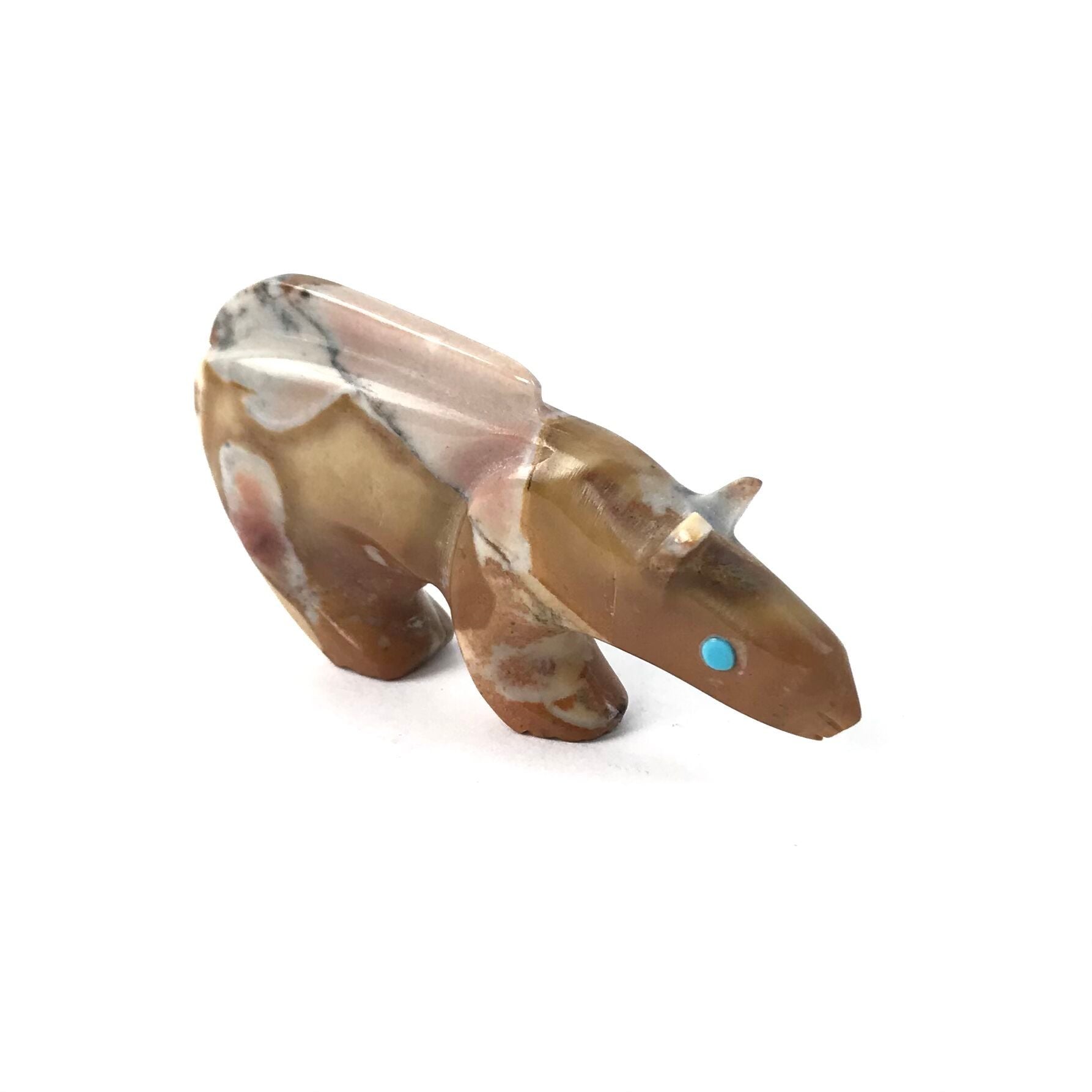 Ron Lunasee Tigilite Mountain Lion Fetish Carving-Indian Pueblo Store