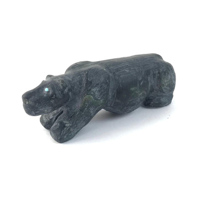 Ken Locospino Marble Bear Fetish Carving-Indian Pueblo Store