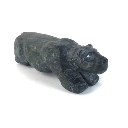 Ken Locospino Marble Bear Fetish Carving-Indian Pueblo Store