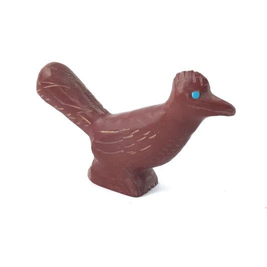 Cody Nastacio Pipestone Roadrunner Fetish Carving-Indian Pueblo Store