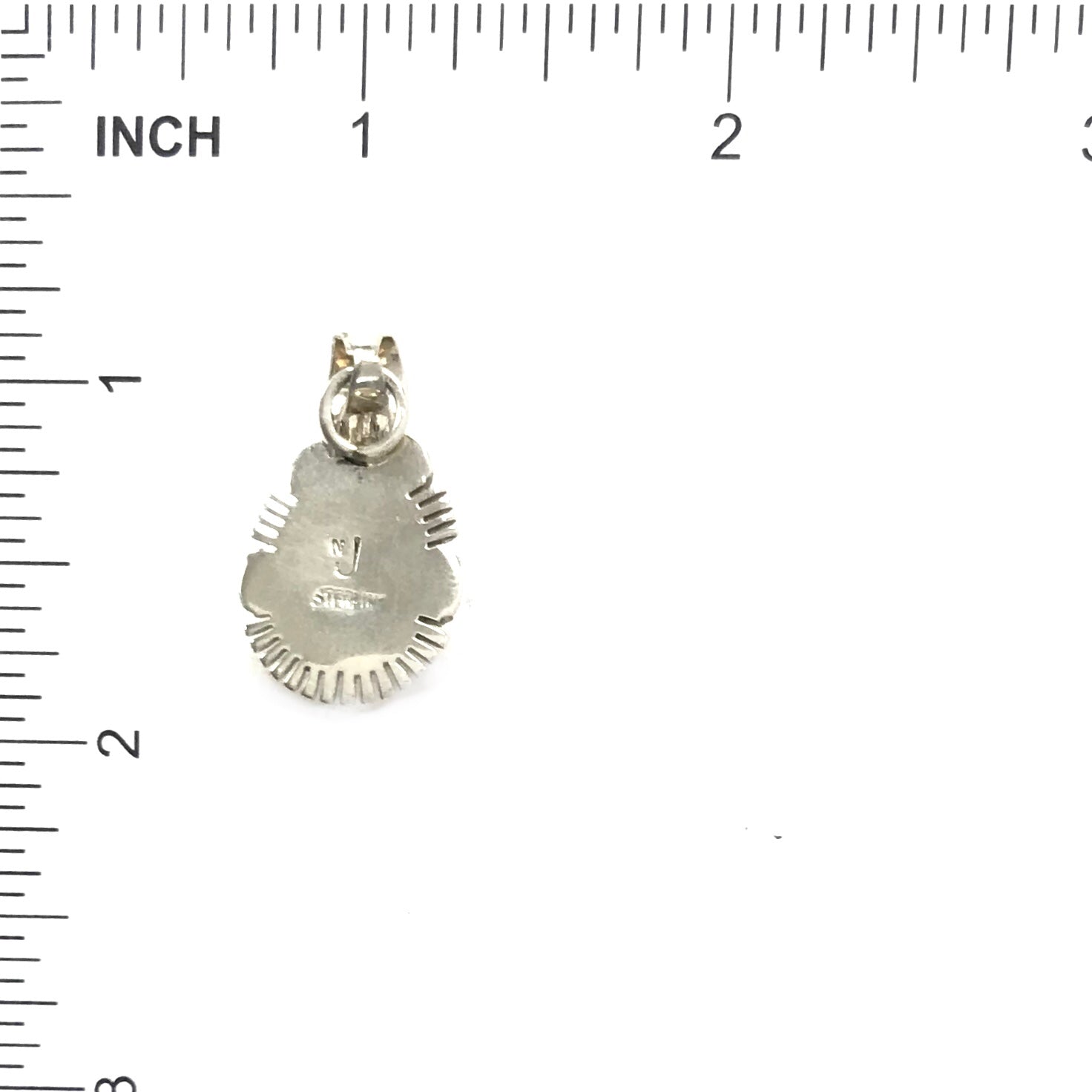Nila Johnson Pink Conch Shell Teardrop Pendant-Indian Pueblo Store