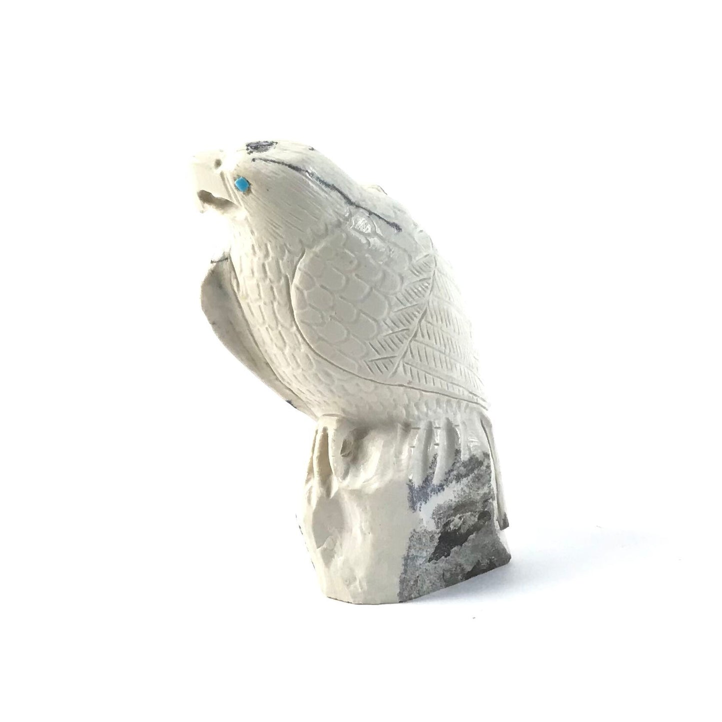 Derrick Kaamasee Fishrock Eagle Fetish Carving-Indian Pueblo Store