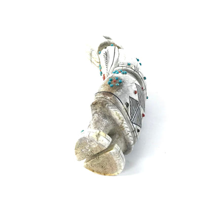 Claudia Peina Antler Zuni Maiden Fetish Carving-Indian Pueblo Store