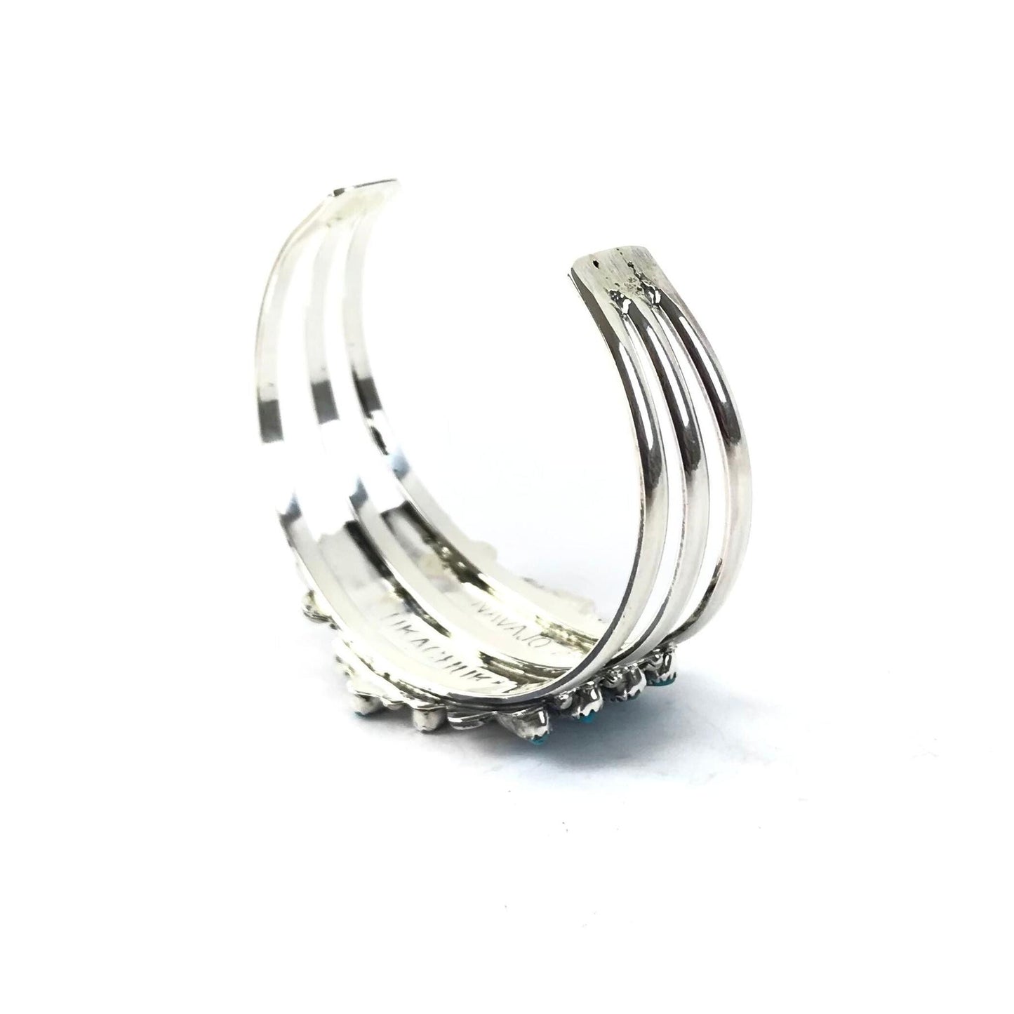 Tommy Lowe Turquoise Petit Point Cluster Bracelet-Indian Pueblo Store