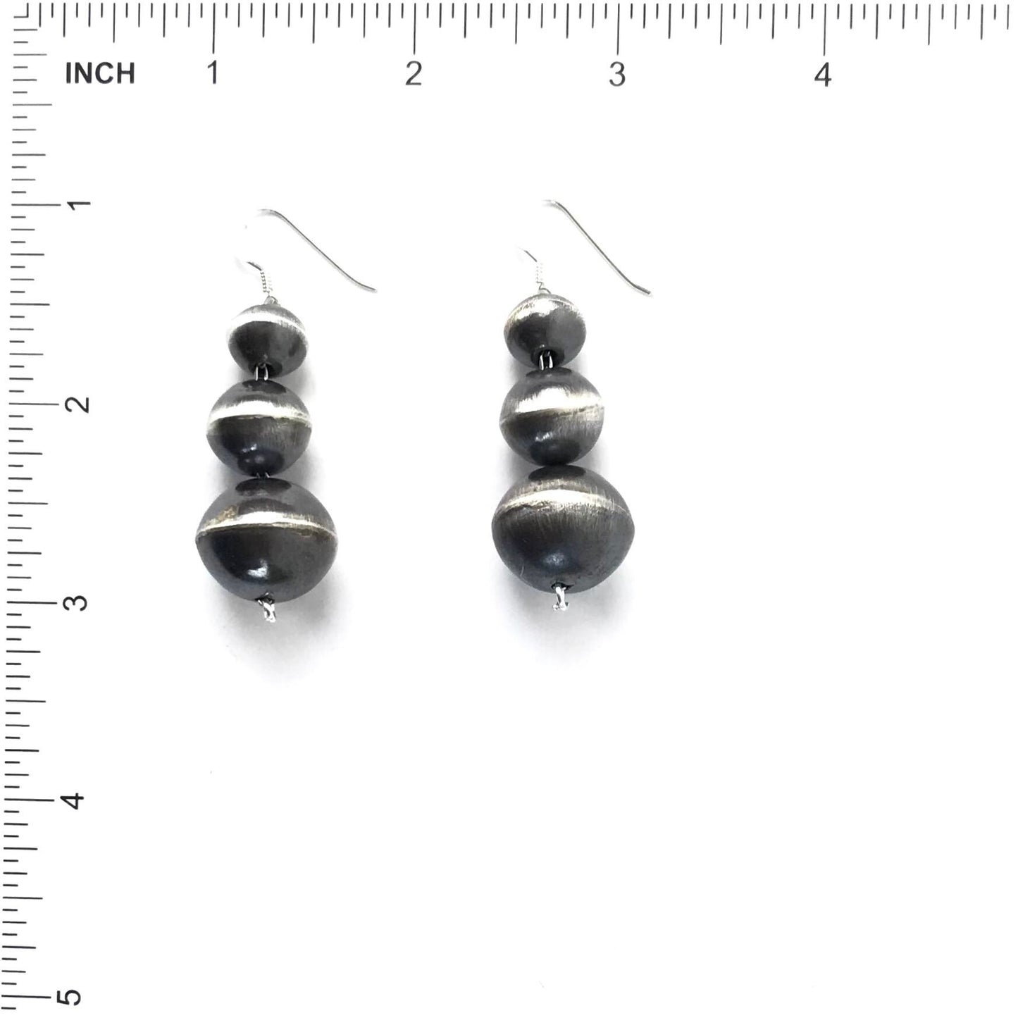 Virgina Tso Graduated Antiqued Bead Necklace and Earring Set-Indian Pueblo Store