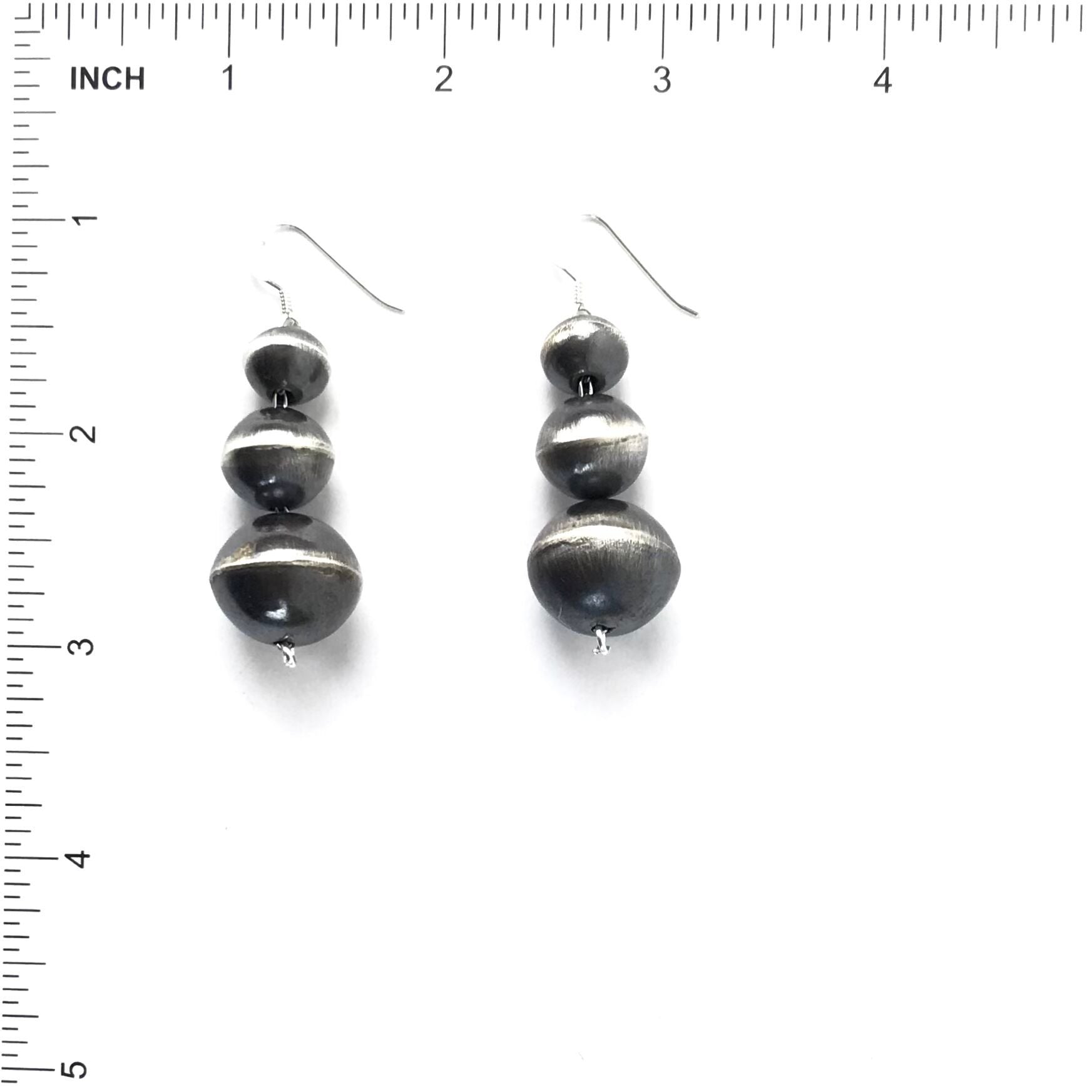 Virgina Tso Graduated Antiqued Bead Necklace and Earring Set-Indian Pueblo Store