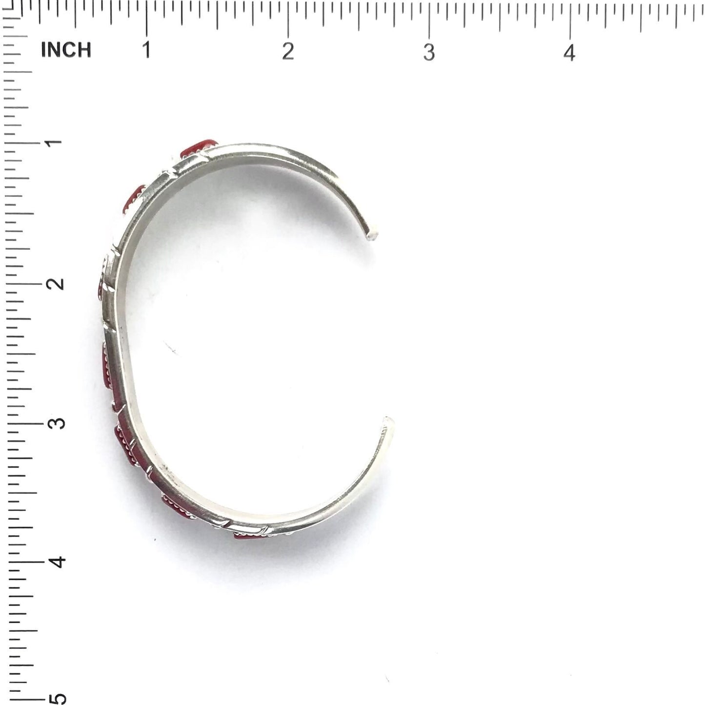 Rose Castillo Oxidized Coral Bracelet-Indian Pueblo Store