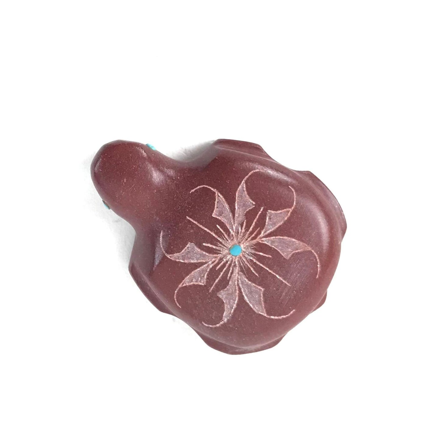 Ulysses Mahkee Pipestone Turtle Fetish Carving-Indian Pueblo Store