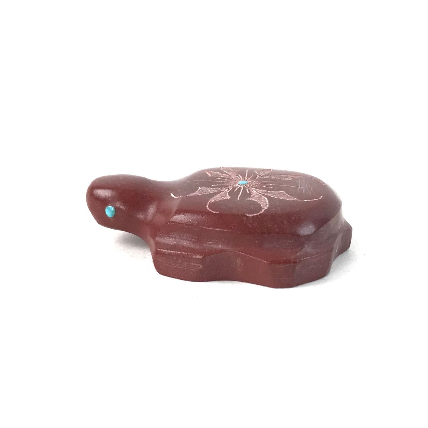 Ulysses Mahkee Pipestone Turtle Fetish Carving-Indian Pueblo Store