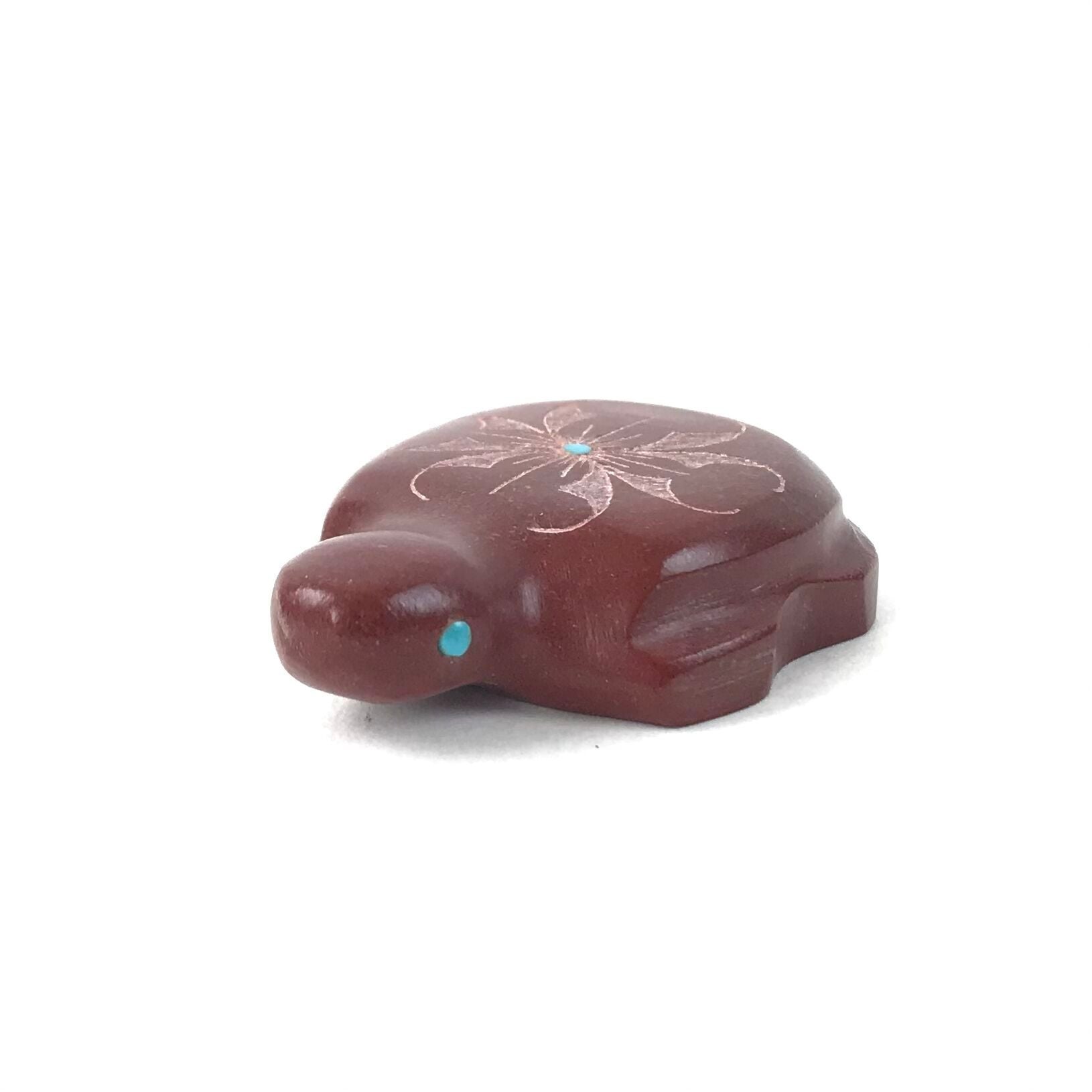 Ulysses Mahkee Pipestone Turtle Fetish Carving-Indian Pueblo Store