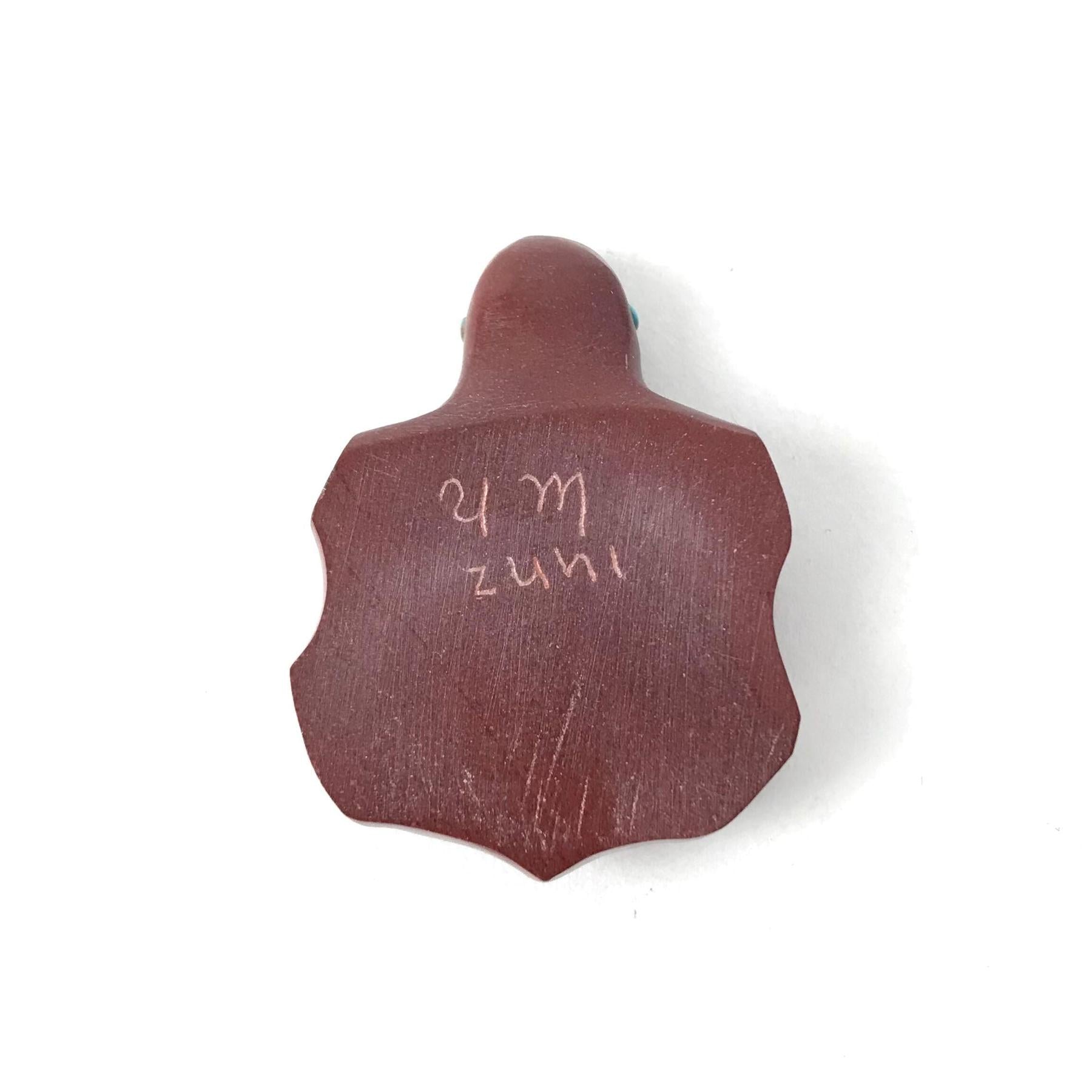 Ulysses Mahkee Pipestone Turtle Fetish Carving-Indian Pueblo Store