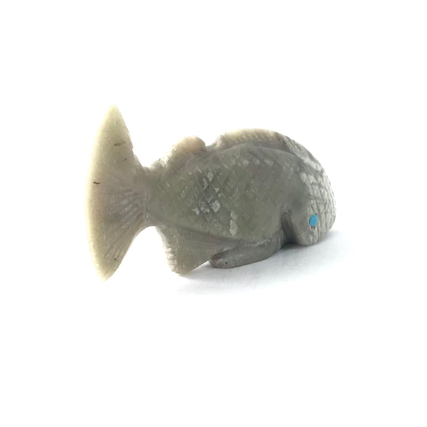 Mike Coble Serpentine Fish Fetish Carving-Indian Pueblo Store
