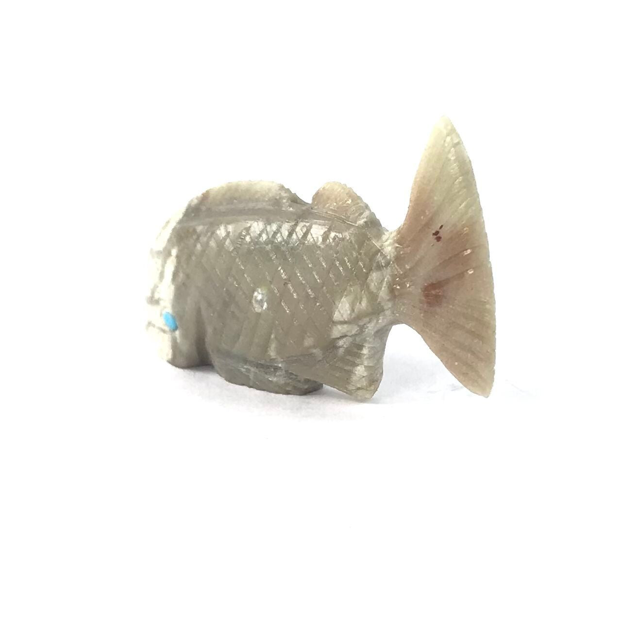 Mike Coble Serpentine Fish Fetish Carving-Indian Pueblo Store