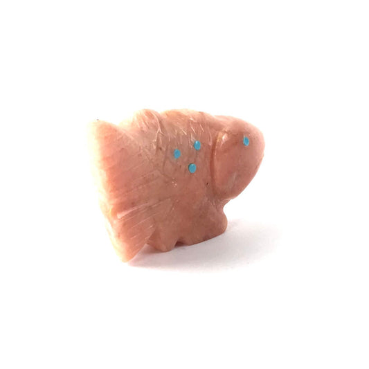 Gilbert Lonjose Alabaster Fish Fetish Carving-Indian Pueblo Store