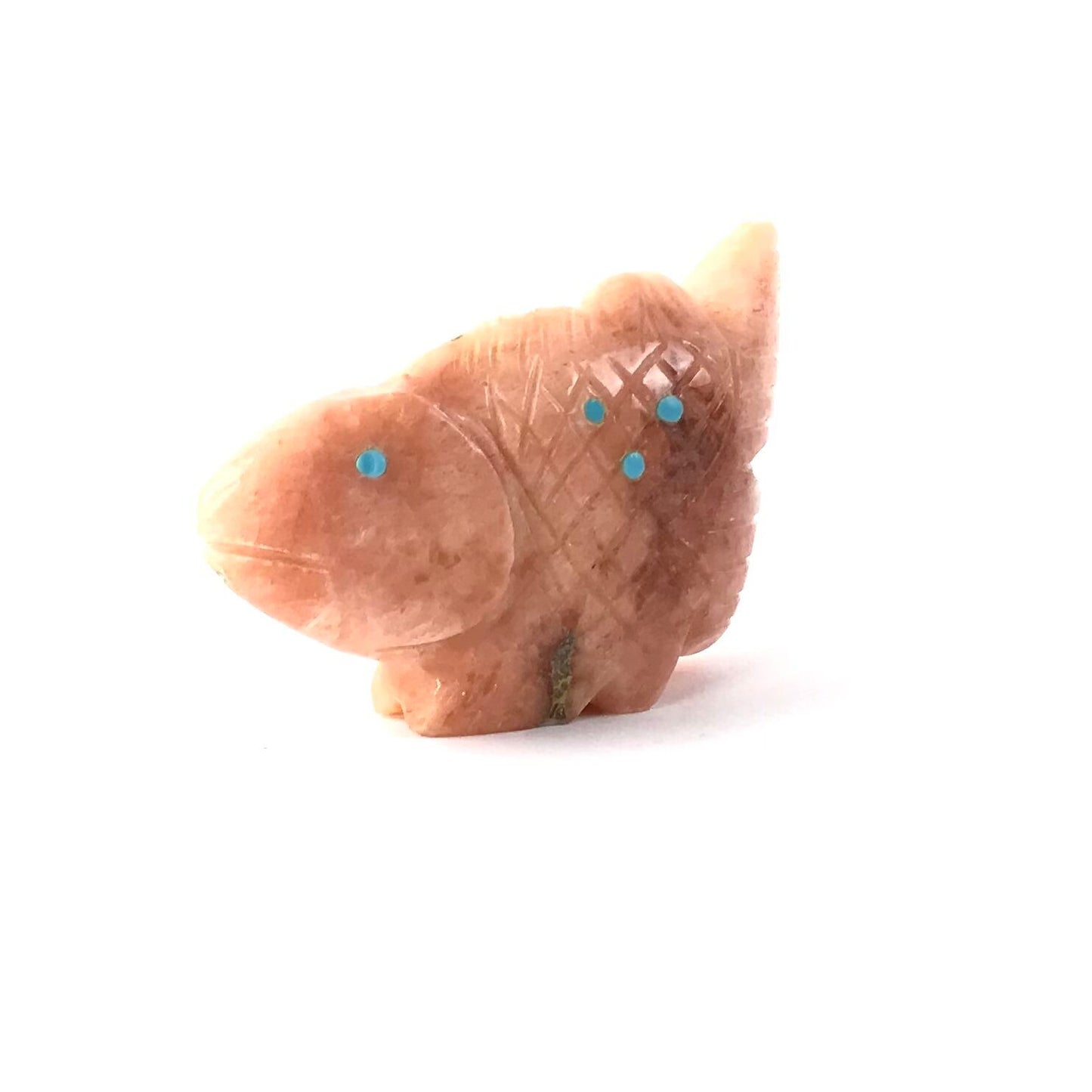 Gilbert Lonjose Alabaster Fish Fetish Carving-Indian Pueblo Store