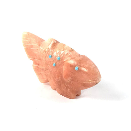 Gilbert Lonjose Alabaster Fish Fetish Carving-Indian Pueblo Store