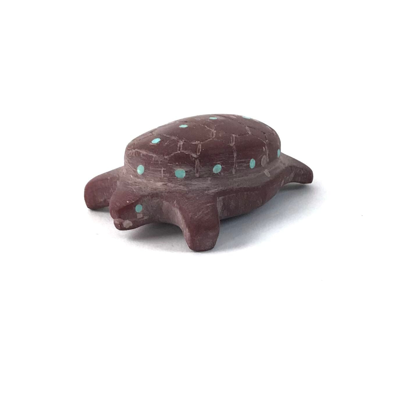 Adrian Halusewa Pipestone Turtle Fetish Carving-Indian Pueblo Store
