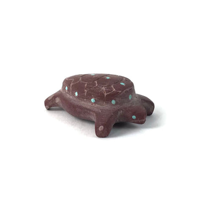 Adrian Halusewa Pipestone Turtle Fetish Carving-Indian Pueblo Store