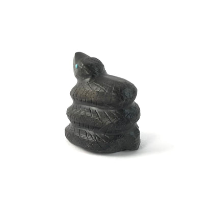 Stephan Lonjose Marble Snake Fetish Carving-Indian Pueblo Store