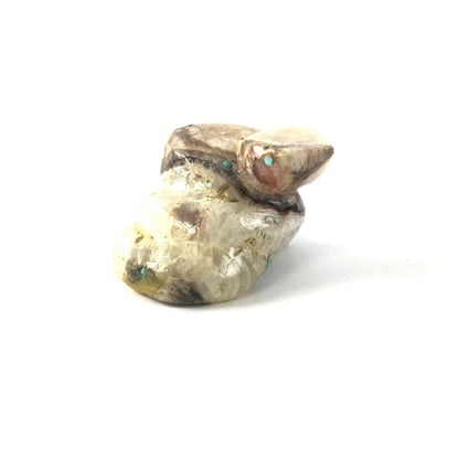 Brandon Peynetsa Onyx Snake Fetish Carving-Indian Pueblo Store