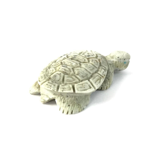 Delbert Cachini Serpentine Sea Turtle Fetish Carving-Indian Pueblo Store