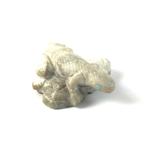 Mike Coble Picasso Marble Lizard Fetish Carving-Indian Pueblo Store