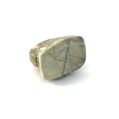 Darren Boone Picasso Marble Quail Fetish Carving-Indian Pueblo Store