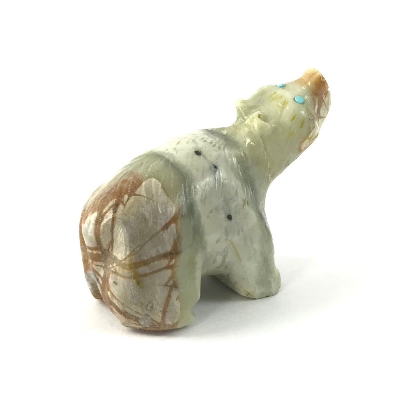 Bear Ftish-Serpentine-Indian Pueblo Store