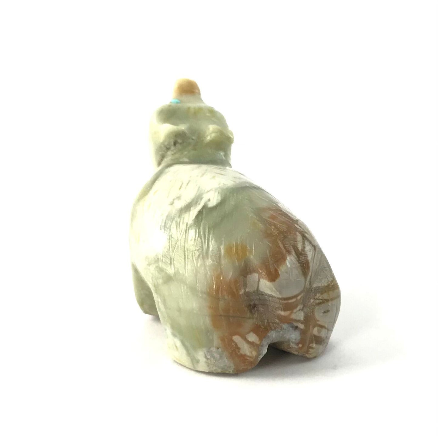 Bear Ftish-Serpentine-Indian Pueblo Store