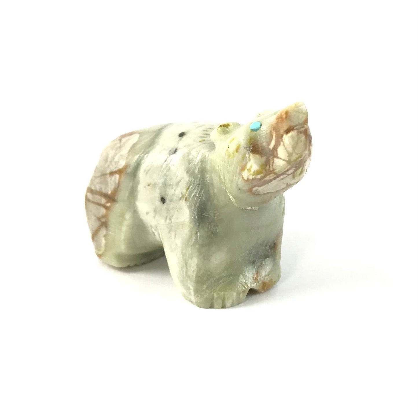 Bear Ftish-Serpentine-Indian Pueblo Store