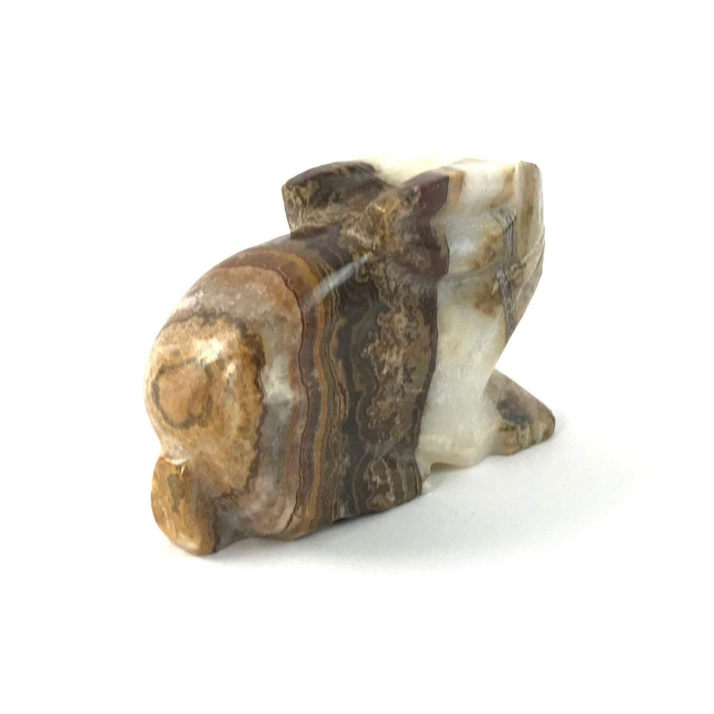 Tony Mackel Onyx Rabbit Fetish Carving-Indian Pueblo Store