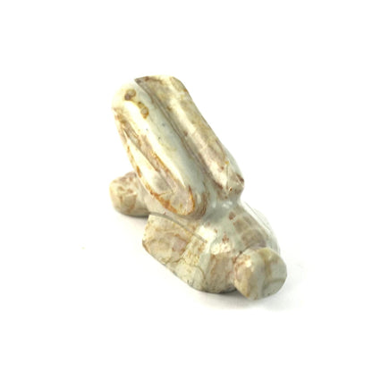 Louise Pounchella Picasso Marble Rabbit Fetish Carving-Indian Pueblo Store