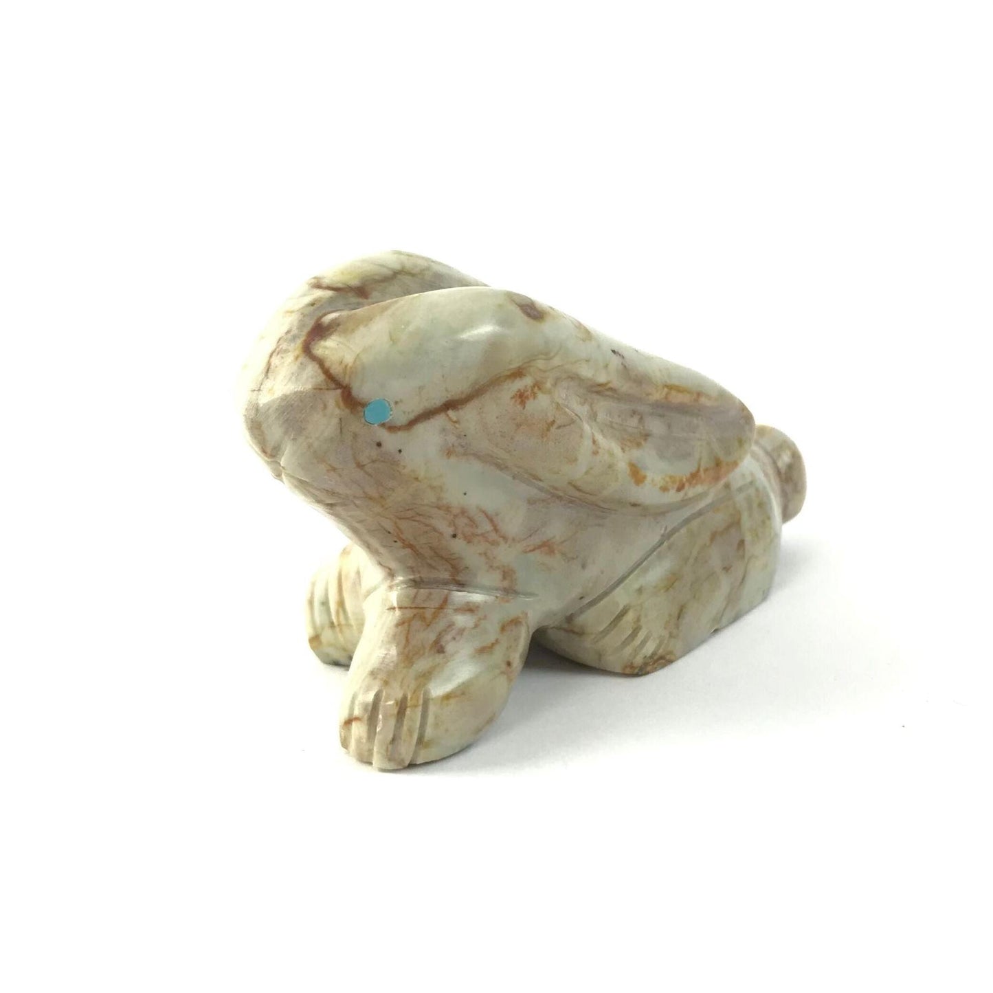 Louise Pounchella Picasso Marble Rabbit Fetish Carving-Indian Pueblo Store