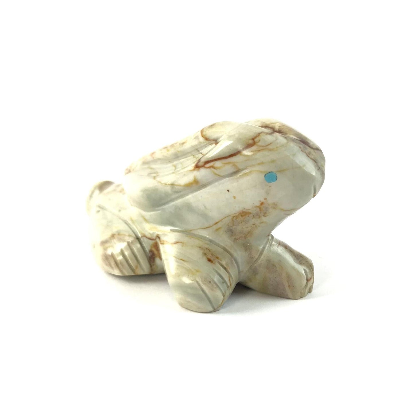 Louise Pounchella Picasso Marble Rabbit Fetish Carving-Indian Pueblo Store
