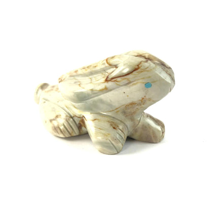 Louise Pounchella Picasso Marble Rabbit Fetish Carving-Indian Pueblo Store
