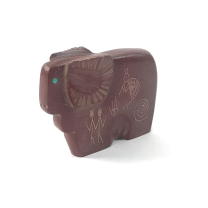 Ulysses Mahkee Pipestone Mountain Ram Fetish Carving-Indian Pueblo Store