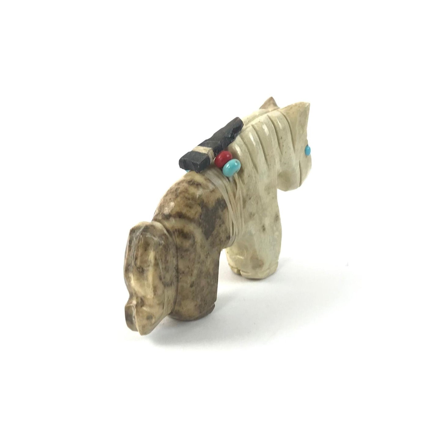 Danette Laate Picasso Marble Horse Fertish Carving-Indian Pueblo Store