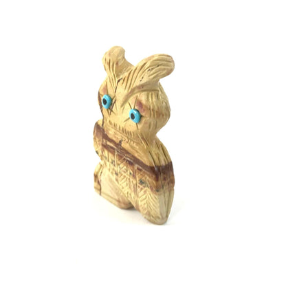 Danette Laate Jasper Owl Fetish Carving-Indian Pueblo Store