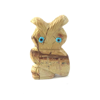 Danette Laate Jasper Owl Fetish Carving-Indian Pueblo Store