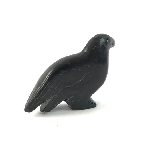 Cody Nastacio Marble Raven Fetish Carving-Indian Pueblo Store