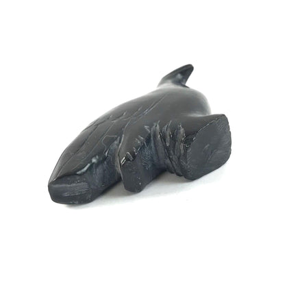 Cody Nastacio Marble Raven Fetish Carving-Indian Pueblo Store