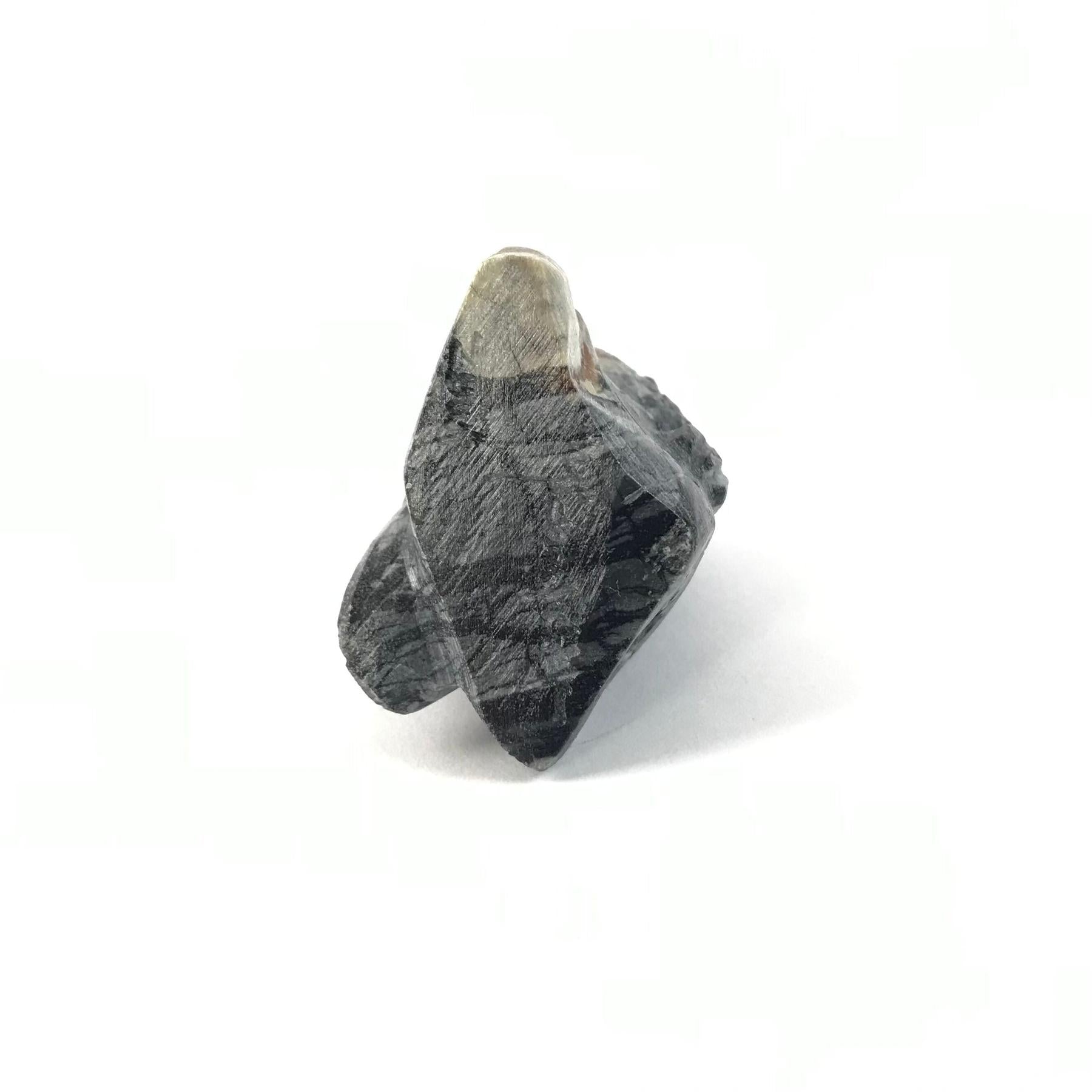 Mike Coble Picasso Marble Owl Fetish Carving-Indian Pueblo Store