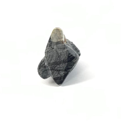 Mike Coble Picasso Marble Owl Fetish Carving-Indian Pueblo Store